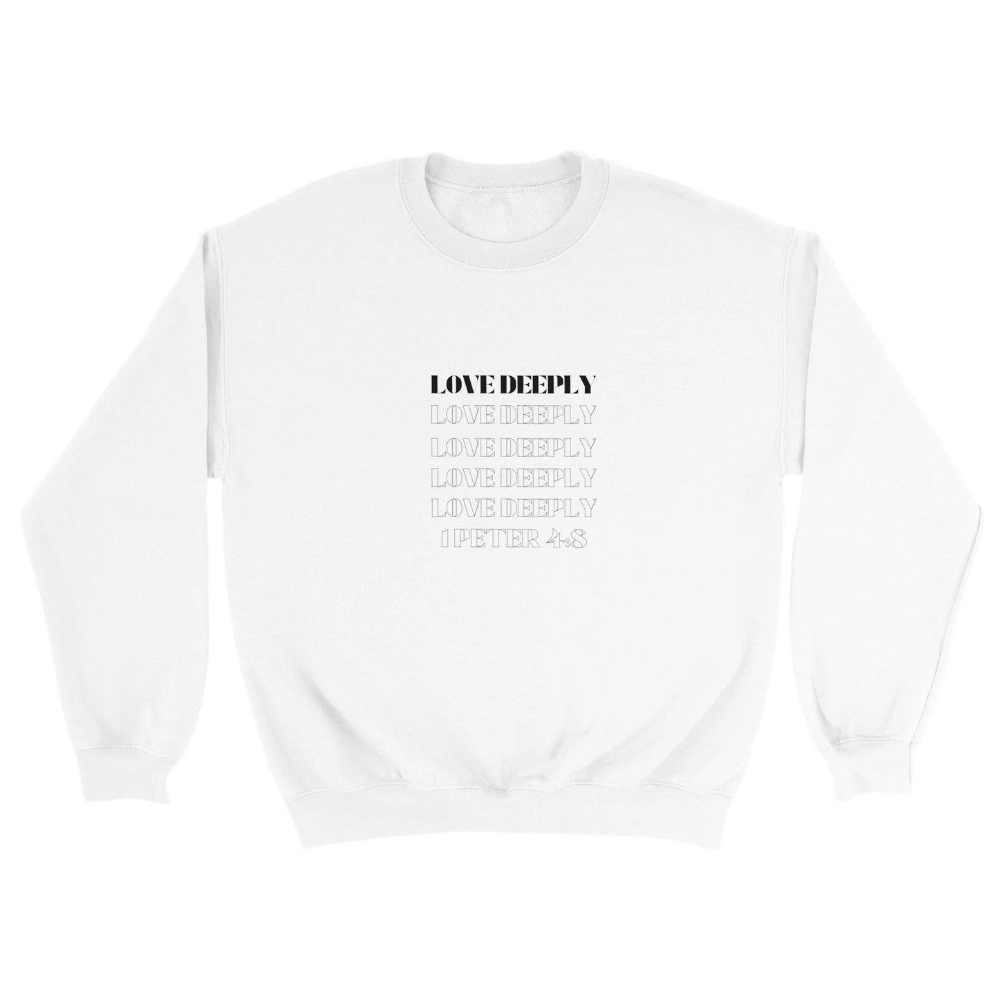 Love Deeply Classic Unisex Crewneck Sweatshirt