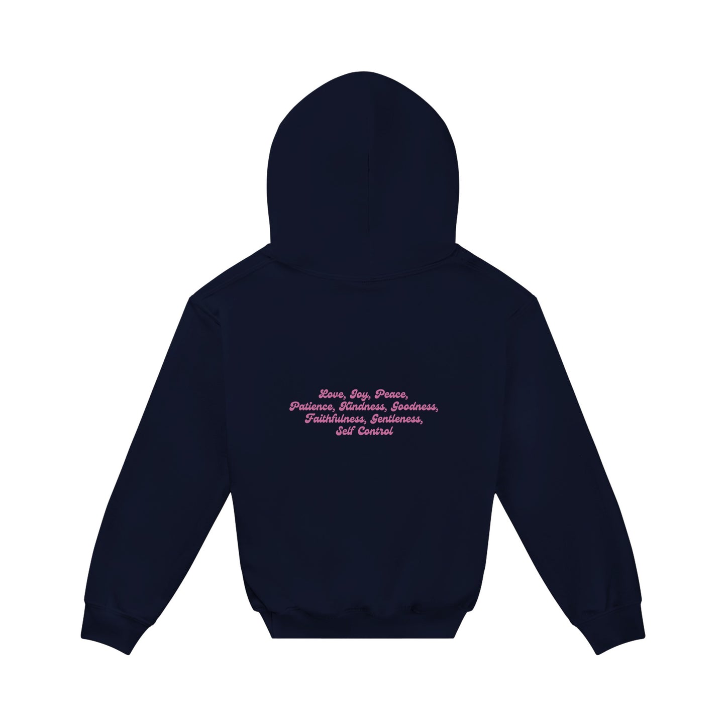 Fruit of the Spirit Kids Pullover Hoodie (Pink Font)