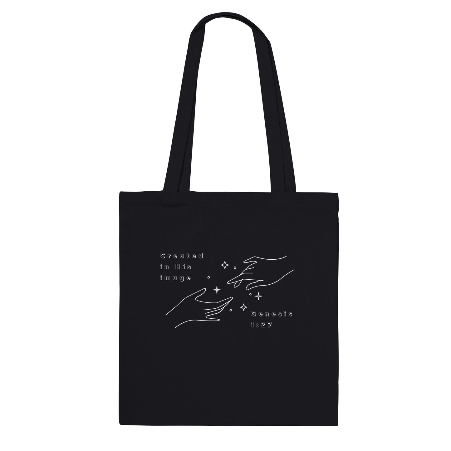 Created in His Image Premium Tote Bag