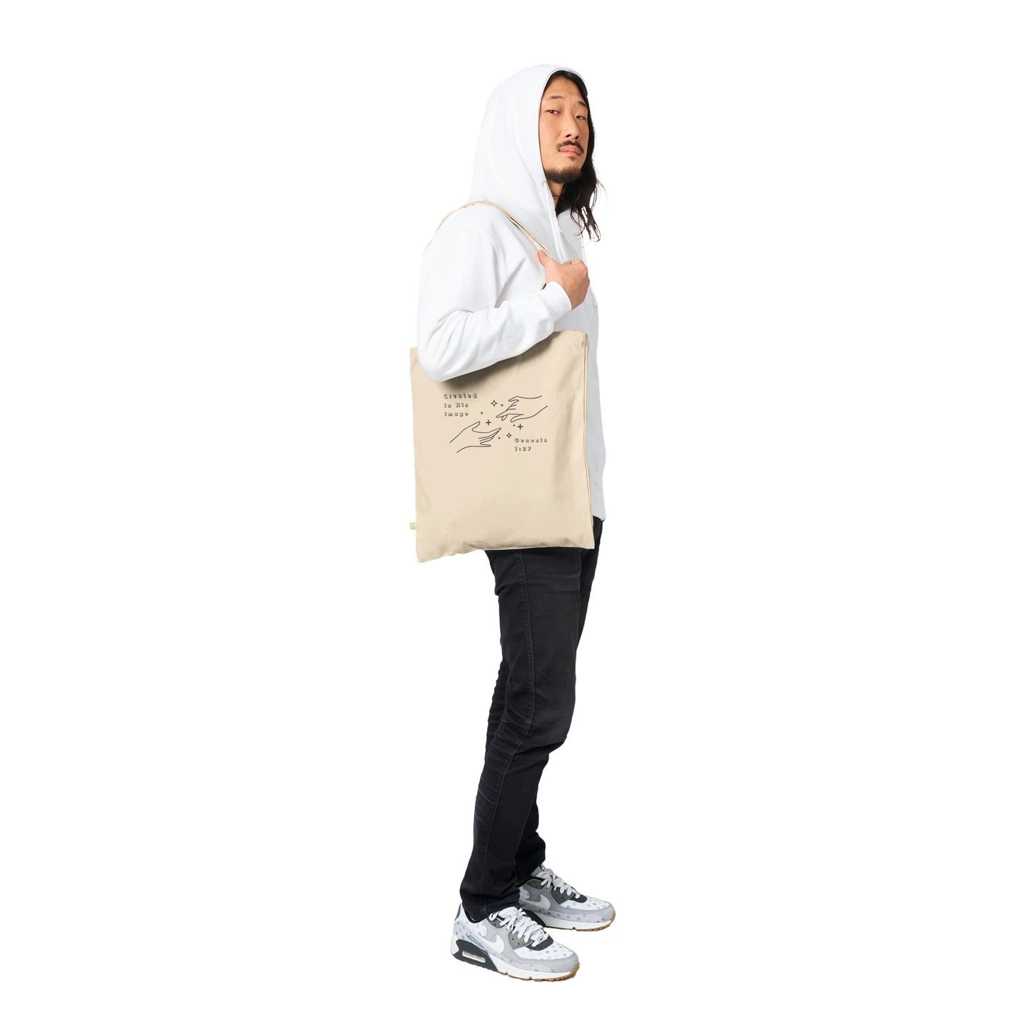 Created in His Image Premium Tote Bag