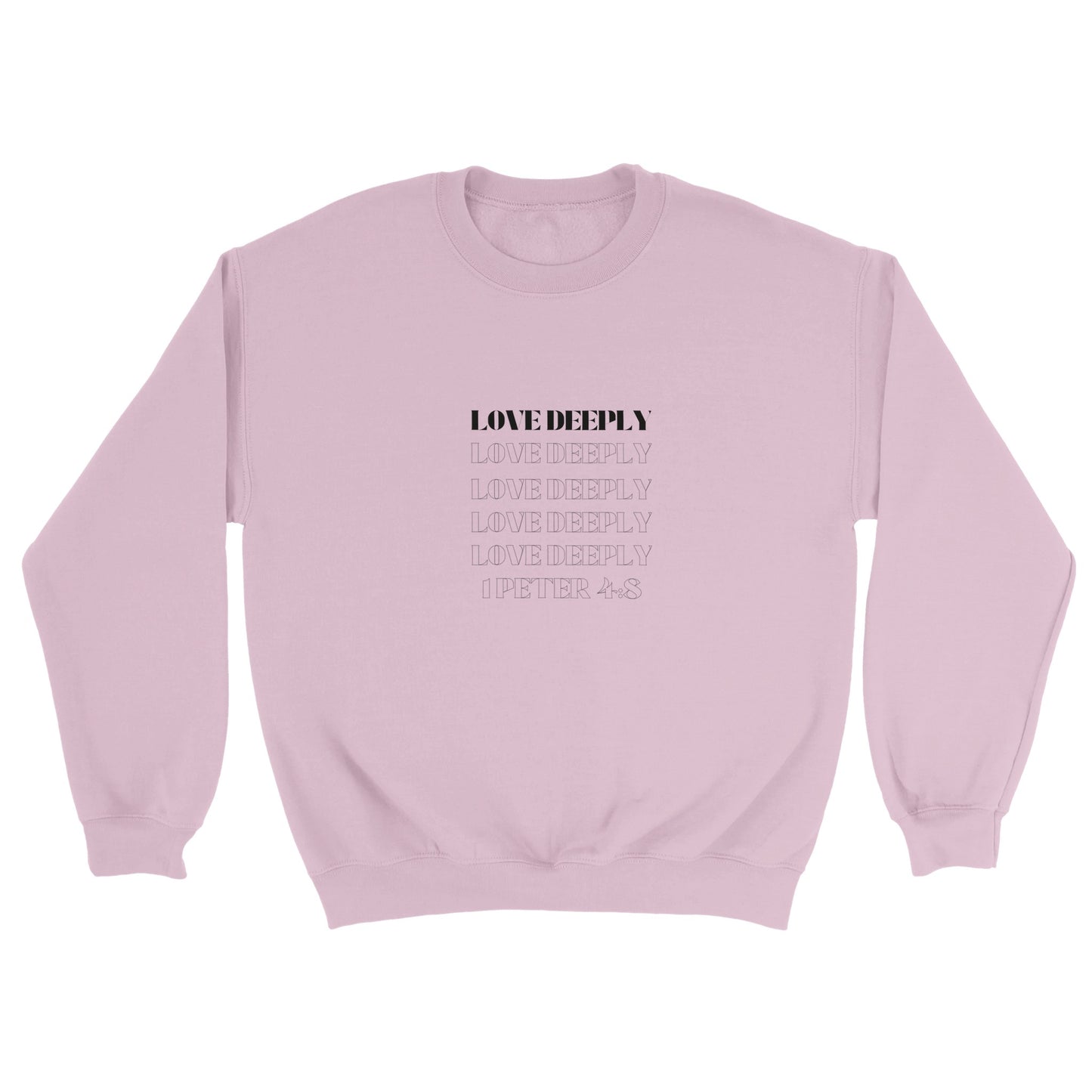 Love Deeply Classic Unisex Crewneck Sweatshirt