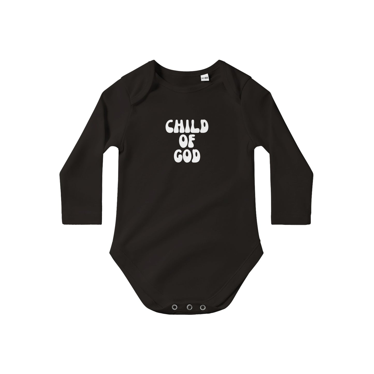 Child of God Classic Baby Long Sleeve Bodysuit