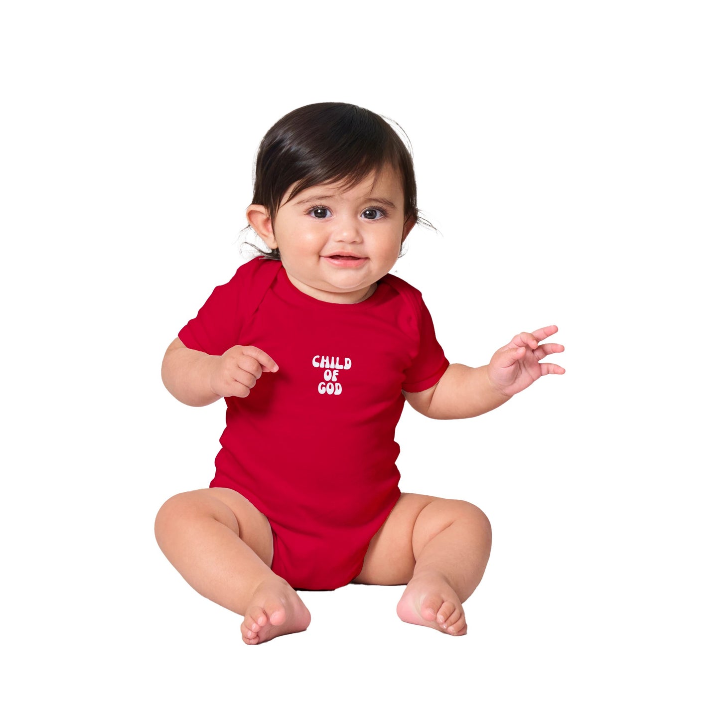 Child of God Classic Baby Short Sleeve Bodysuit