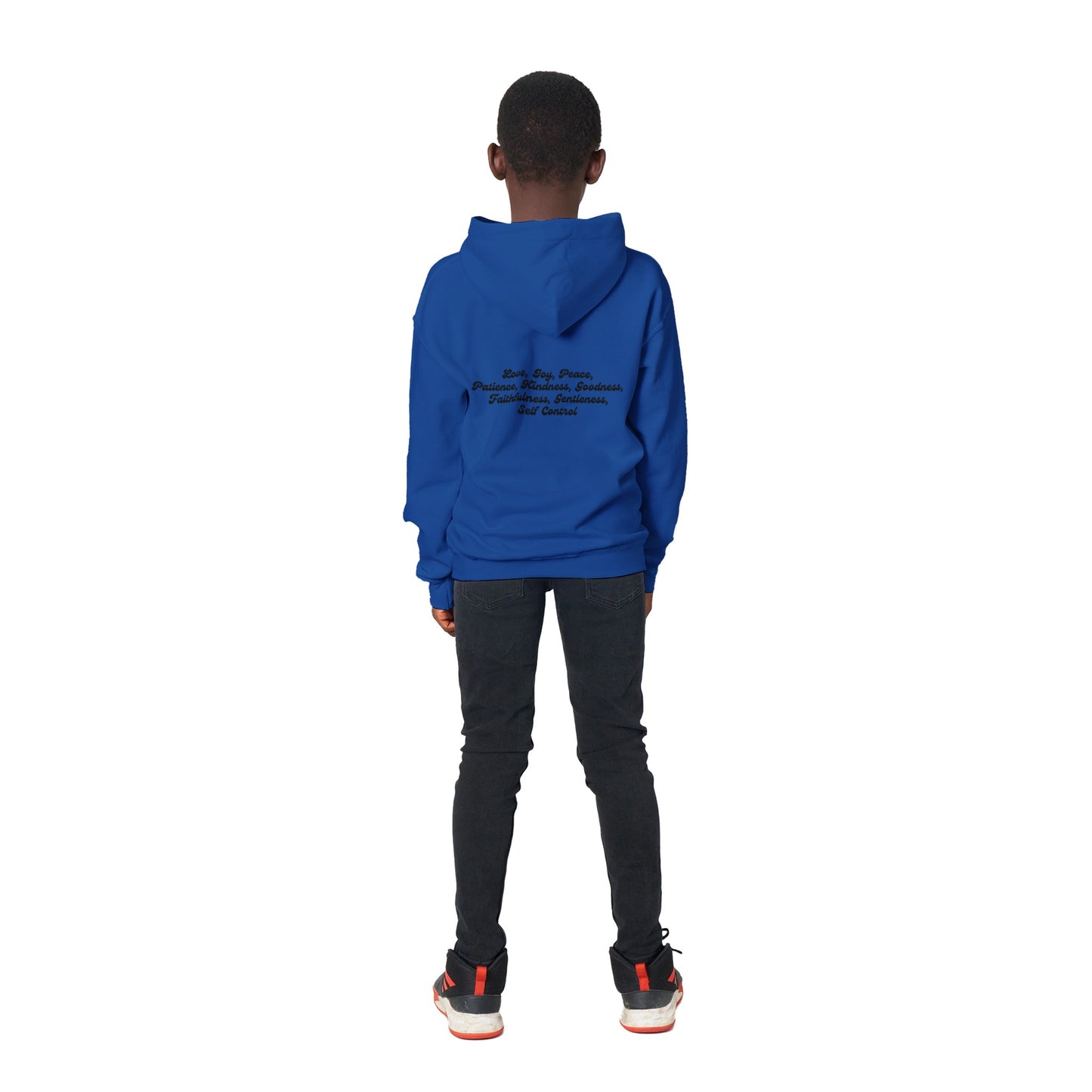 Fruit of the Spirit Kids Pullover Hoodie (Black Font)