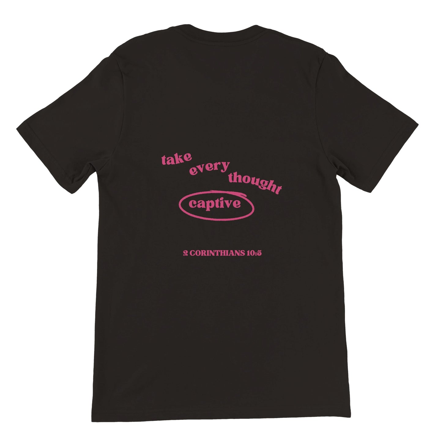 Take Every Thought Captive Premium Unisex Crewneck T-shirt